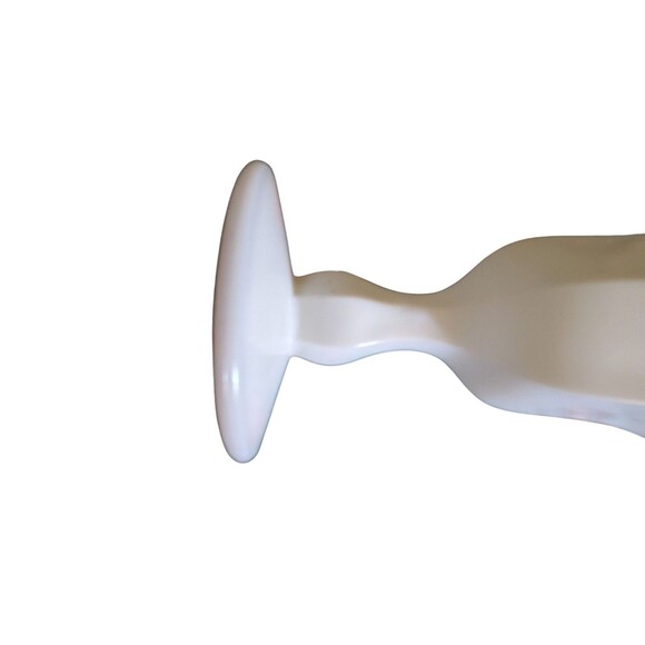 Milk Glass Tulip Parfait Sundae Water Goblet Stemware Vintage Vase Decor Table - Picture 5 of 6